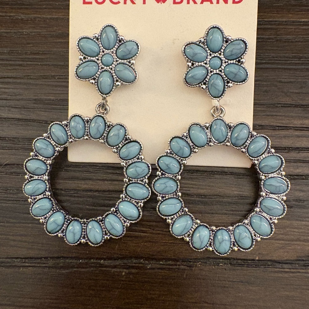 NEW Lucky Brand Hoop Earrings - Picture 2 of 2